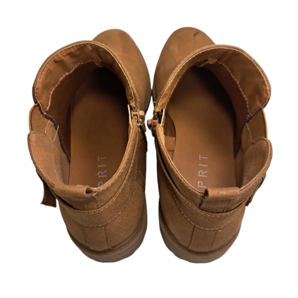 ESPRIT Women's Suede Ankle Boots Brown Size 7.5 M - Picture 8 of 16